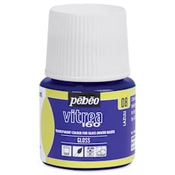 Pebeo Vitrea 160 Glass Paint - Lazuli, Glossy, 45 ml bottle