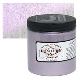 Jacquard Lumiere Acrylic - Saturn, 8 oz Jar and swatch