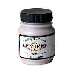 Jacquard Lumiere Acrylic - Hi-Lite Blue, 2.25 oz Jar