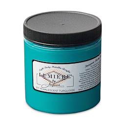 Jacquard Lumiere Acrylic - Pearlescent Turquoise, 8 oz Jar