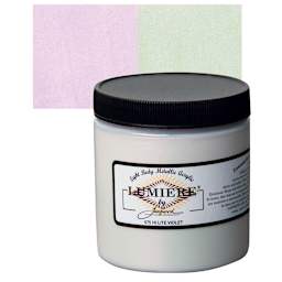 Jacquard Lumiere Acrylic - Hi-Lite Violet, 8 oz Jar and swatch