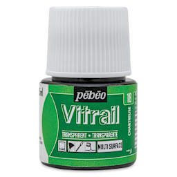 Pebeo Vitrail Paint - Chartreuse, 45 ml bottle