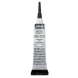 Pebeo Vitrail Paint Outliner - Transparent Outliner with Glitter, 20 ml tube