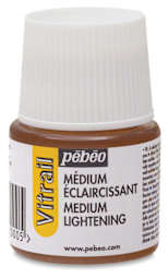 Pebeo Vitrail Paint - Lightener Medium 45 ml bottle shown