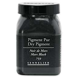 Sennelier Dry Pigment - Mars Black, 180 g jar
