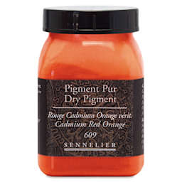 Sennelier Dry Pigment - Cadmium Red Orange, 110 g jar