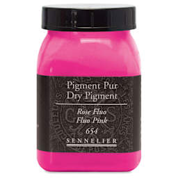Sennelier Dry Pigment - Fluorescent Pink, 100 g jar