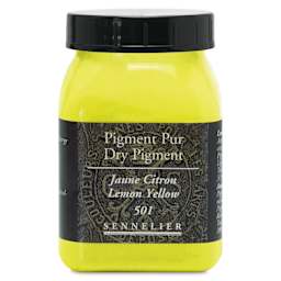 Sennelier Dry Pigment - Lemon Yellow, 110 g jar