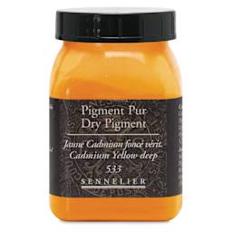 Sennelier Dry Pigment - Cadmium Yellow Deep, 150 g jar