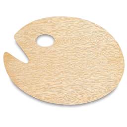 Richeson Palette - 10" x 14", Wooden, Oval