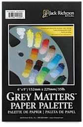 Gray Paper Palette, 30 Sheets  Front Cover of Pad
