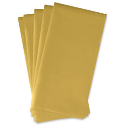 iCraft Deco Foil - 5 sheets of Gold Foil shown in fan