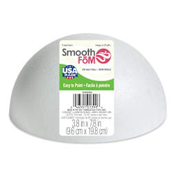 FloraCraft SmoothFoM Foam - Half Ball, 8" Dia front of packaging