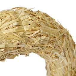 Natural Straw Wreaths 10"