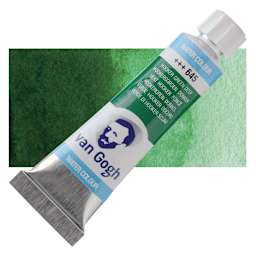 Van Gogh Watercolor - Hooker Green Deep, 10 ml tube and swatch