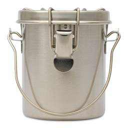 Art Alternatives Stainless Steel Brush Washer - 8 oz, closed