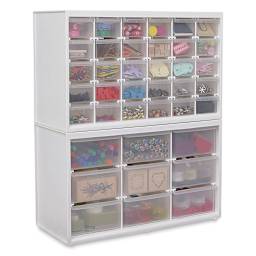 ArtBin Store-In-Drawer Cabinet  -Two individual Units Shown stacked. Sold Separately