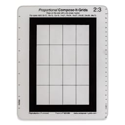 Compose It Grid - 8" x 10", Single Grid, 2:3