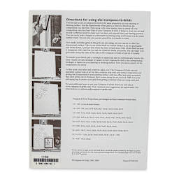 Compose It Grid - 8" x 10", Single Grid, 5:6 back of package