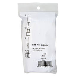 Fineline Tips and Caps - Fine Tip, 20 Gauge, Pkg of 3, back of packaging
