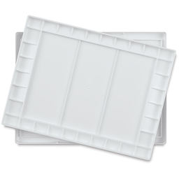 Masterson Aqua-Pro Watercolor Palette, opened showing 32 trays