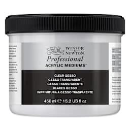Winsor & Newton Acrylic Gesso - 450 ml, Clear