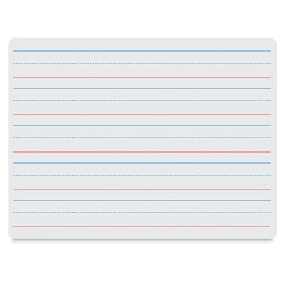 Flipside Two-Sided Lined Dry Erase Boards - Top view of lined side of Board
