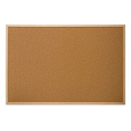 MasterVision Wood Frame Cork Bulletin Board - 24" x 36"