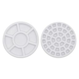Etchr Lab Travel Mini Porcelain Palette, 37 Wells, open