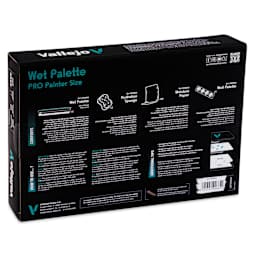 Vallejo Wet Palette, back of package