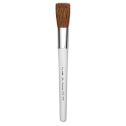 Silver Brush Silver Landscape Oval Hog Bristle Brush - Mid-Handle, Size Extra Large