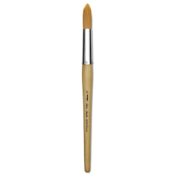 Silver Brush Silver Jumbo Golden Synthetic Brush - Round, Mid-Handle, Size 30