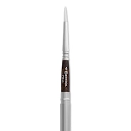 Escoda Perla Toray White Synthetic Travel Brush - Series 1438 Round, Size 4, Short Handle