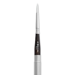 Escoda Perla Toray White Synthetic Travel Brush - Series 1438 Round, Size 6, Short Handle