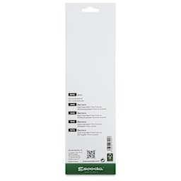 Escoda Barroco Toray Gold Synthetic Brush - Series 8915 Set of 4, back of the packaging