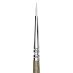 Escoda Signature Ali Cavanaugh Perla Synthetic Brush - Round Pointed, Size 0, close-up