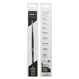Vallejo Natural Pro Modeler Brush - Round, Size 3, front and back of packaging