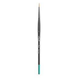 Vallejo Synthetic Golden Toray Hobby Brush - Detail Round, Size 1