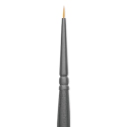 Vallejo Synthetic Golden Toray Hobby Brush - Detail Round, Size 5/0, close up