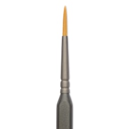 Vallejo Synthetic Golden Toray Hobby Brush - Precision Round, Size 2, close up
