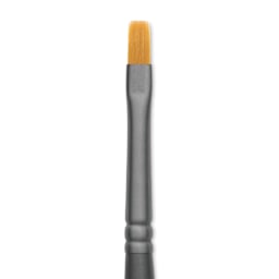 Vallejo Synthetic Golden Toray Hobby Brush - Effects Flat, Size 4, close up