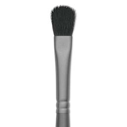 Vallejo Synthetic Squirrel Hobby Brush - Filbert Shader, Size 8, close up