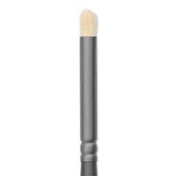 Vallejo Natural White Goat Hair Dry Brush - Small, close up