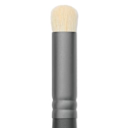 Vallejo Natural White Goat Hair Dry Brush - Large, close up