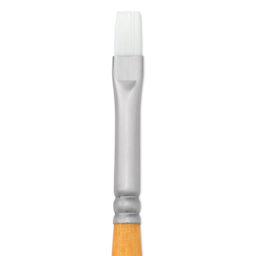 Utrecht Series 300 White Taklon Brushes - Bright, Size 2
