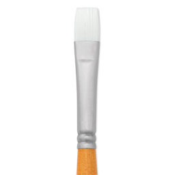 Utrecht Series 300 White Taklon Brush - Bright, Size 6