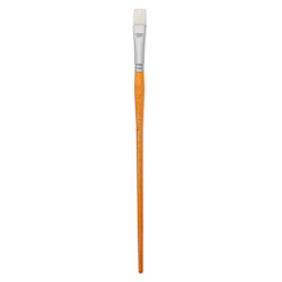 Utrecht Series 300 White Taklon Brush - Bright, Size 8, Long Handle