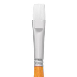 Utrecht Series 300 White Taklon Brush - Bright, Size 8