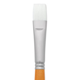 Utrecht Series 300 White Taklon Brush - Bright, Size 10