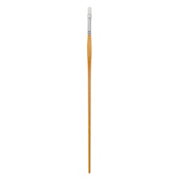 Utrecht Series 300 White Taklon Brush - Flat, Size 2, Long Handle